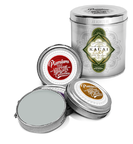 Picture of label on beer glass